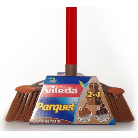 Brosse de balayage pour parquet 2 en 1 Vileda