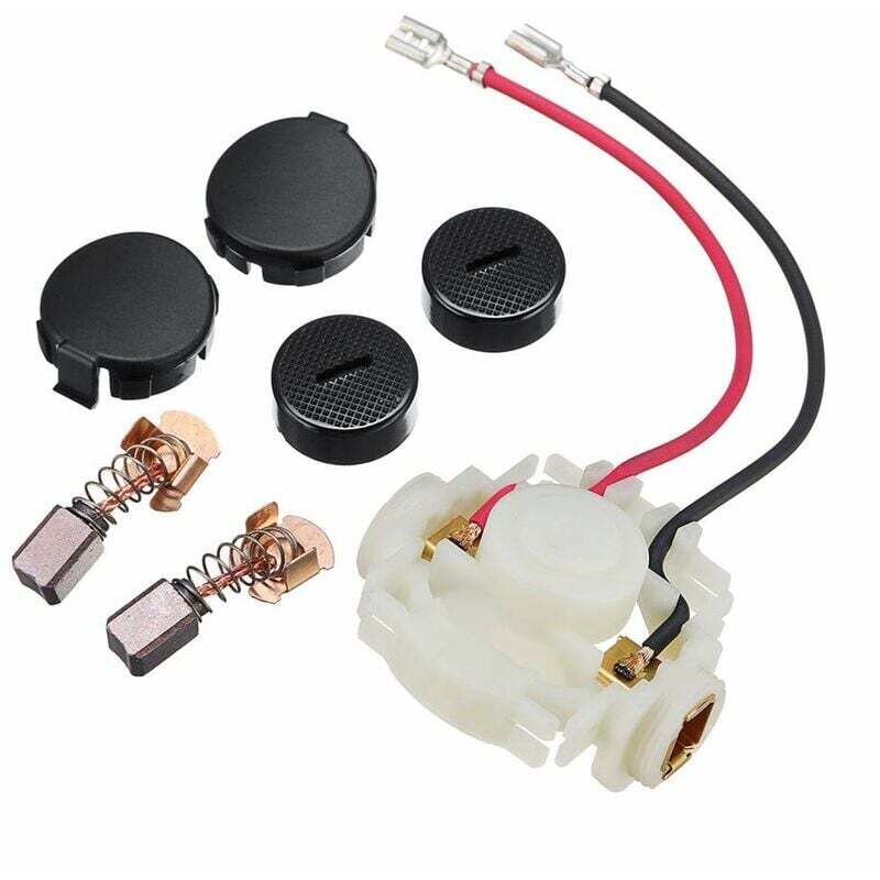 Brosse De Charbon + Support De Brosse + Casquettes + Couvercles De Capuchon Pour Kit Makita Cb430 Bga450 Bga452 Bjs160 Bjs161