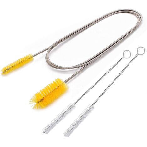 Brosse de drainage flexible, 170 cm, double face, élastique