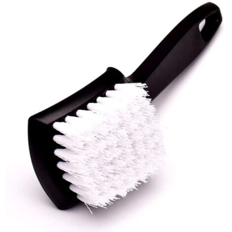 Brosse de jante de pneu brosse de nettoyage de moyeu de roue détails de roue de voiture accessoires de nettoyage noir blanc outil de nettoyage automatique de pneu blanc