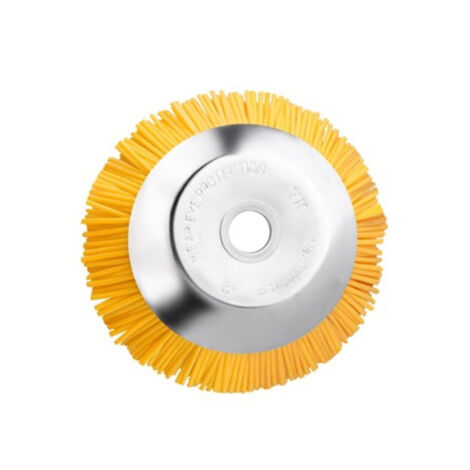 Brosse de jardin en nylon à bol pour débroussailleuse et tondeuse à gazon - AquaForge