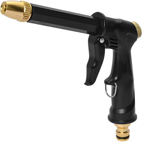 Brosse de lavage haute pression à long manche – Noir – Pour voiture et sols