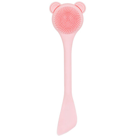 Brosse de masque facial 2 en 1, brosse de masque facial en silicone, pinceau de maquillage, outil de beauté,
