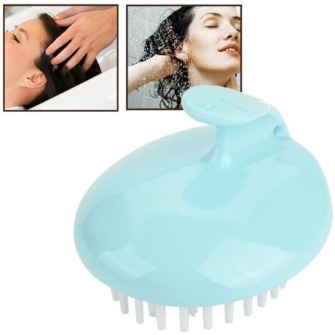 Brosse de massage corporel et capillaire anti-stress, imperméable et durable - Vert