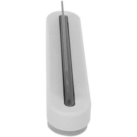 Brosse de Nettoyage 2 en 1 pour Vitres et Sols - Raclette Multifonction Salle de Bain et Miroir, Couleur Gris