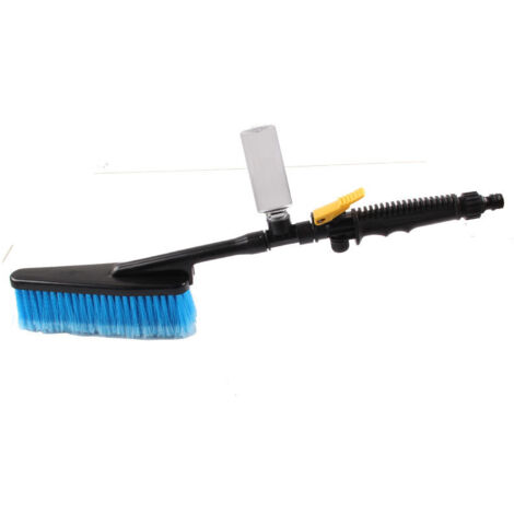 Brosse de nettoyage automobile à long manche, brosse de nettoyage automatique, pistolet à mousse amovible, pour le lavage de voiture et le nettoyage ménager.