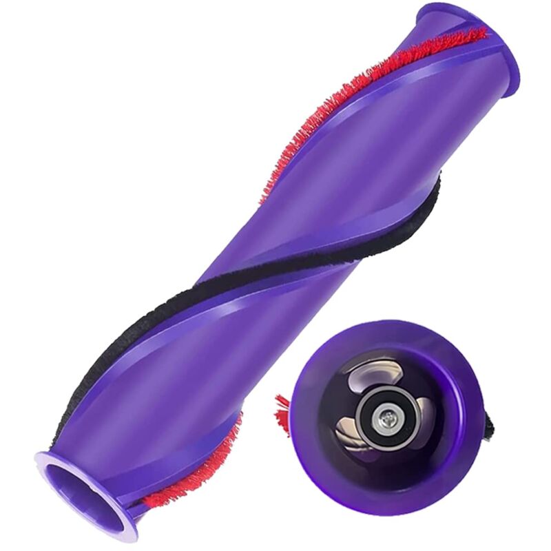 Brosse de Nettoyage avec Vis pour Dyson V10 V8, (Entraînement à 3 Broches, Diamètre de 50MM), Rouleau de Brosse