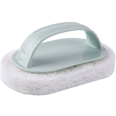 Brosse de nettoyage de baignoire efficace avec poignée en T, éponge à récurer pour carrelage de cuisine et de salle de bain