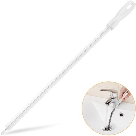 Brosse de Nettoyage de canalisation, Brosse de Nettoyage pour évier de Cuisine, Brosse de Retrait de Bouchons, Outil de Nettoyage pour Toilettes, Salle de Bain Baignoire