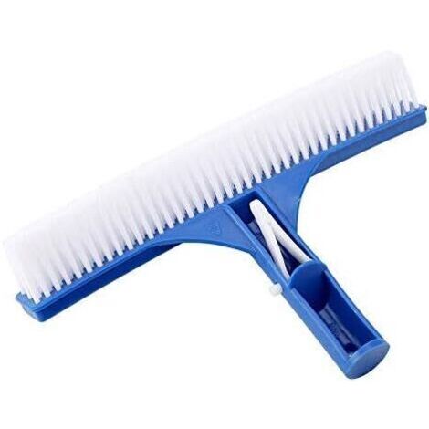 Brosse de nettoyage de piscine en plastique de 10 pouces avec trous de vis pour fixer une tige télescopique pour nettoyer les piscines de spa, les spas et les piscines de nage
