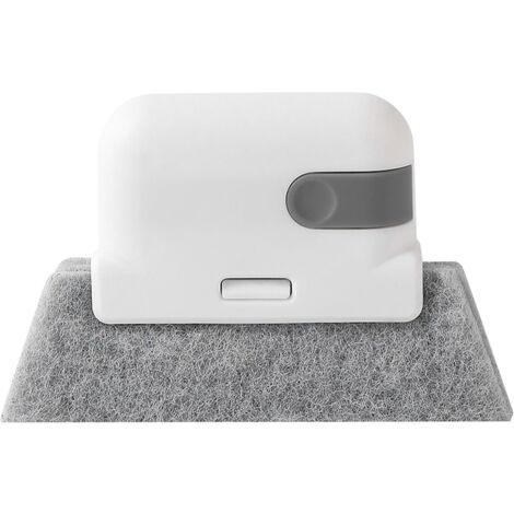 Brosse de nettoyage de rainure de fenêtre 2 en 1, outil de nettoyage de seuil de piste détachable à main détachable pour le nettoyage de la maison