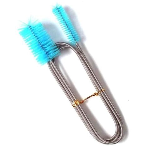 Brosse de Nettoyage de Tube en Acier Inoxydable Flexible - Générique - Aquarium Filtre à Poissons