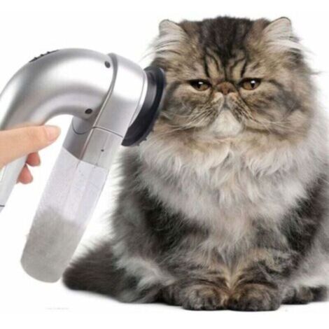 Brosse de nettoyage électrique pour poils d'animaux domestiques pour chiens et chats - Outil de toilettage