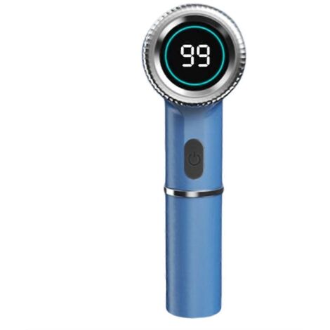 Brosse de nettoyage électrique sans fil, bleue--