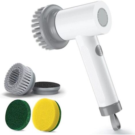 Brosse de nettoyage électrique sans fil, brosse à main rechargeable par USB