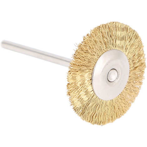 Brosse de Nettoyage en Laiton pour Fraise à Ongles - Accessoire de Nettoyage pour Manucure et Pédicure