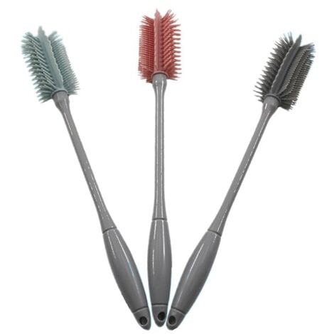 mxdmai Bouteille Tube Brosse de Nettoyage Set, bébé Biberon Tube Brosses  360 degrés de Rotation, Bouteille Souple Baby Safe Titiller Straws kit de