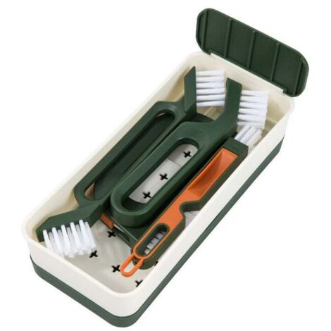 Brosse de Nettoyage pour Carrelage, Brosses de Nettoyage pour Cuisine et Maison, Ensemble de 4 brosses d'entretien Multi-usages, Brosse pour Joints