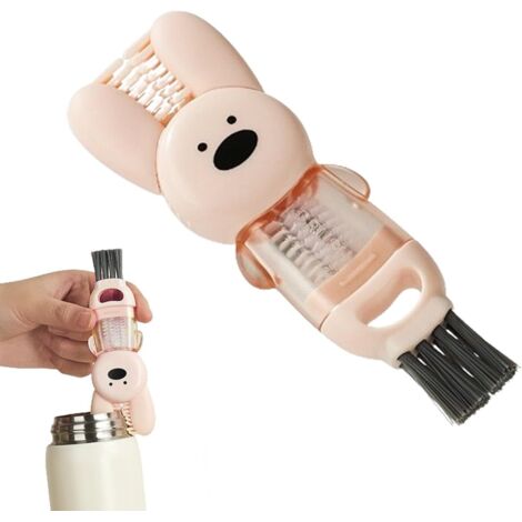 Brosse de nettoyage pour couvercles, nettoyant pour couvercles, brosse de nettoyage pour bouchons de bouteille - Tasse L