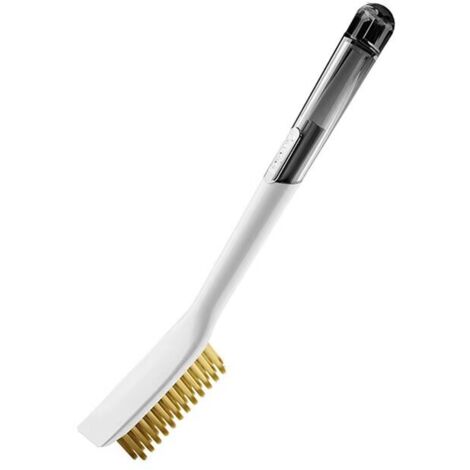 Brosse de nettoyage pour cuisinière à gaz, Pour plaque de cuisson hotte à huile, coin mort de la cuisine（fil d'acier）