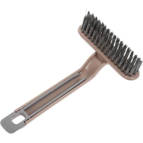 Brosse de nettoyage pour joints : brosse de nettoyage pour joints en plastique 2 en 1 B