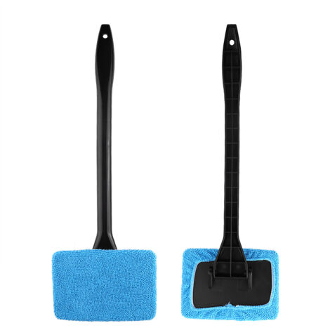 Brosse de Nettoyage pour Pare-brise Automobile - Outil de Désincrustation de Poussière et Saleté - Bleu Clair Léger