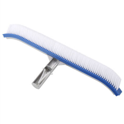 Brosse de nettoyage pour parois de piscine de 18 pouces, outils de nettoyage avec manche en aluminium pour bassins, spas, piscines thermales