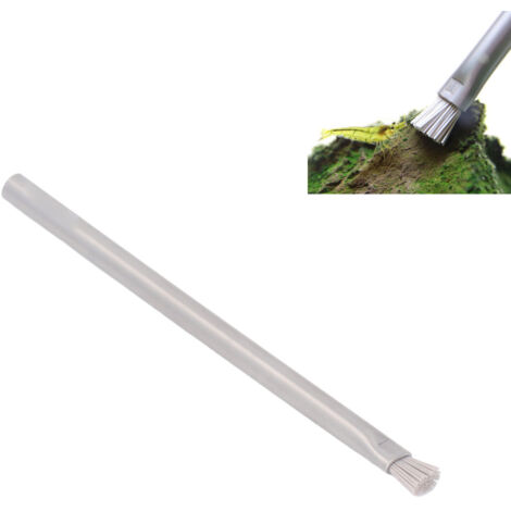 Brosse de Nettoyage pour Pierres Paysagères en Acier Inoxydable Tête de Brosse Métallique pour Élimination des Algues 15cm - AUTRES