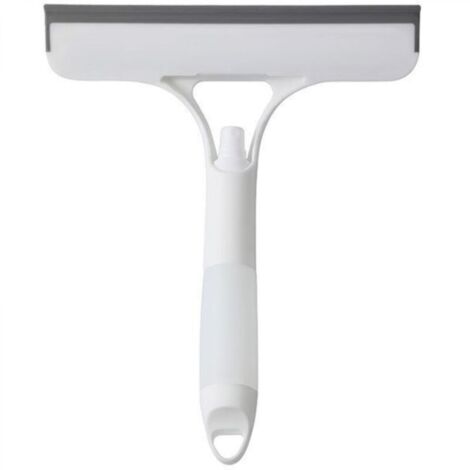 Brosse de nettoyage pour vitres blanches, 21,525,7 cm, 1 pièce, raclette à double face pour nettoyer les miroirs et les fenêtres.