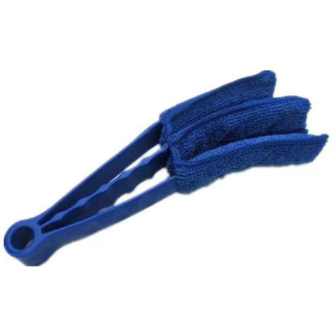Brosse de nettoyage Brosses Store de Fenêtre,Nettoyants Stores de Fenêtres Ventilation Ventilateur Brosse Outil Nettoyant de Poussière(bleu)