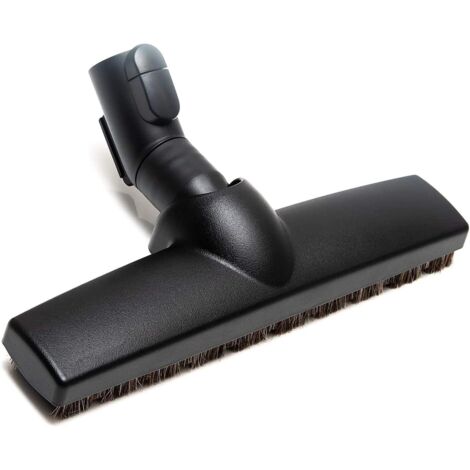 NEPTUNE Brosse de parquet pour sol dur compatible avec aspirateur Miele S8, S6, S5, S4, S2, S1, C1, C2, C3, H1 Complete, Compact, Classic, Swing, S8000 - Avec 3 roues/cheveux naturels