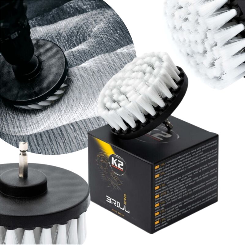 Brosse de forage K2 BRILL pour le nettoyage des tapis et des tissus d'ameublement