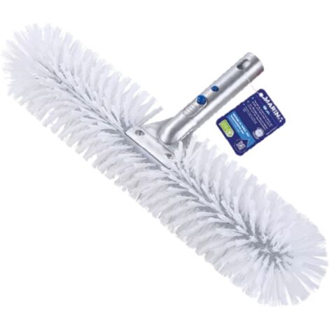 Brosse de piscine 360° – Nettoyage rapide des parois – Largeur 50 cm – Brosse renforcée avec 92 % de matière recyclée – Marina