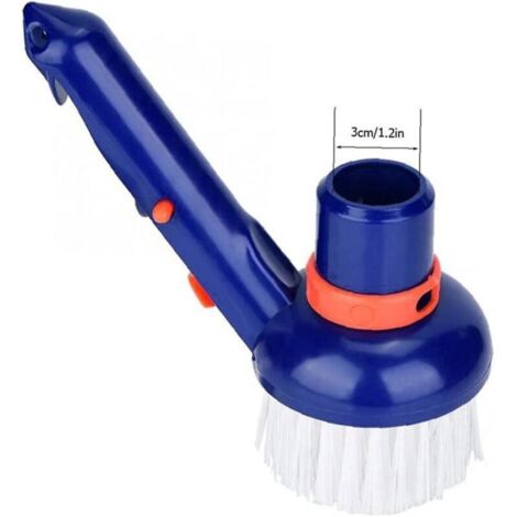 Brosse de piscine, brosse d'angle de marche pour piscines, spas, spas de fond, bains à remous