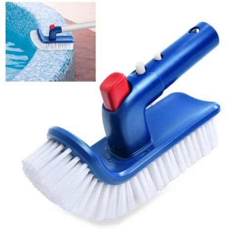 Brosse de piscine pour marches et coins, tête de nettoyage pour fond de piscine et spa.