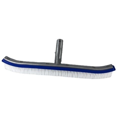 Brosse de piscine, tête de brosse de piscine, brosse de nettoyage de piscine en aluminium de qualité supérieure de 17 pouces, brosse de piscine pour piscine, spa, baignoire, mur, carrelage, sol