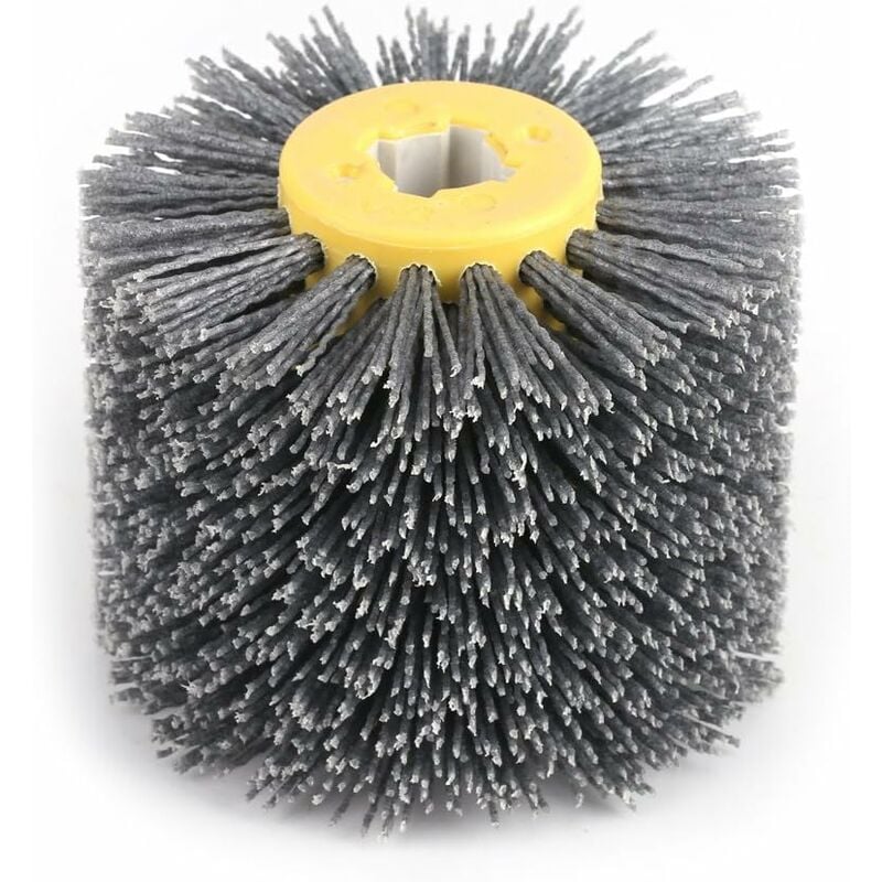 Brosse de Polissage de broyage de Roue de Dessin de Fil Roue de Polissage à disques empilés Disque Polissage Buffing Pads Roues 100 x 120 mm 120 Roue