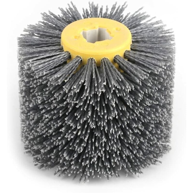 Brosse de Polissage de broyage de Roue de Dessin de Fil Roue de Polissage à disques empilés Disque Polissage Buffing Pads Roues 100 x 120 mm 120 Roue