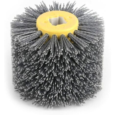 Brosse de Polissage de broyage de Roue de Dessin de Fil Roue de Polissage à disques empilés Disque Polissage Buffing Pads Roues 100 x 120 mm 120 Roue