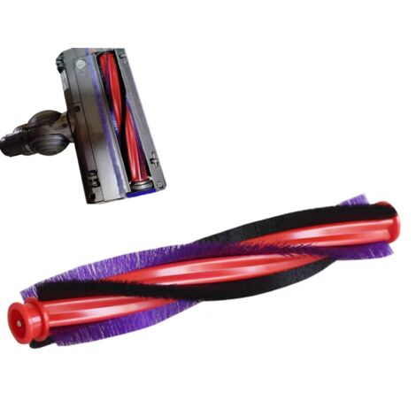 Brosse de rechange de 18,5 cm pour Dyson V6, roues en V de rechange pour Dyson DC59/DC62/SV03, pour le nettoyage