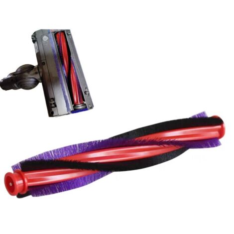 Brosse de rechange de 18,5 cm pour Dyson V6, roues en V de rechange pour Dyson DC59/DC62/SV03, pour le nettoyage