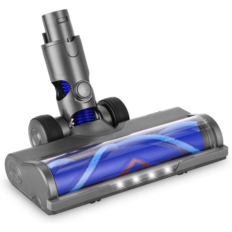 Brosse de rechange pour aspirateur Dyson V6 DC59 DC61 DC62 DC74 compatible avec la lumière LED pour le nettoyage des sols et des tapis