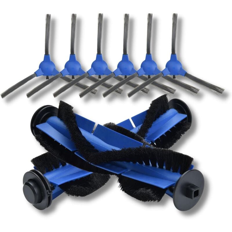 Brosse de remplacement applicable compatible Eufy Robvac 11S/ Max 12 15C/ Max 25C 30 30C / Max 39C G10 G20 G30 G32 G35 G40 Edge Verge Hybrid Coredy
