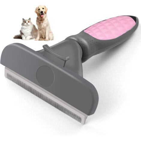 Brosse de toilettage pour animaux de compagnie (rose)-Fei Yu