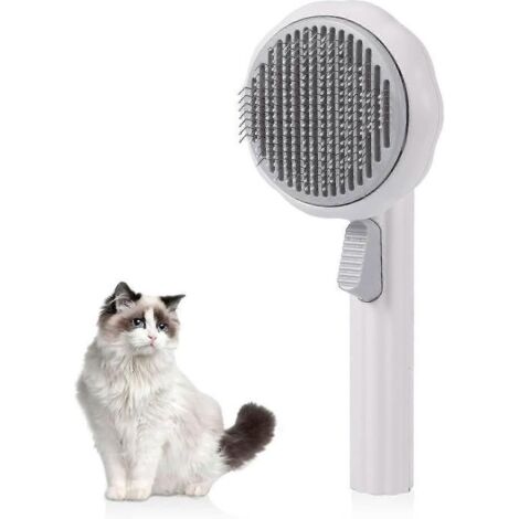 Brosse de toilettage pour chat et chien, idéale pour un entretien facile des poils.