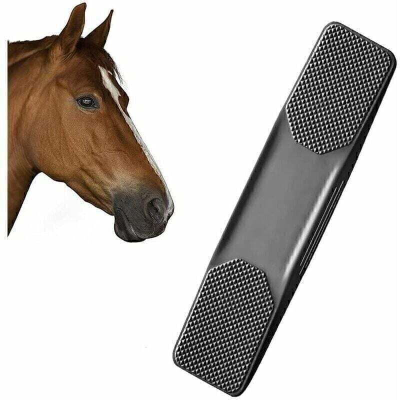 Brosse de Toilettage pour Chevaux, Balayette en Poils de Cheval, Peigne de Massage Pour Chevaux, Toilettage Massage Brush Cheval Pour Enlever Les