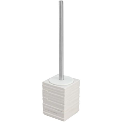 Brosse de toilette complète blanche, ligne Brik