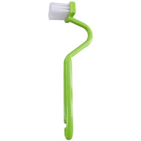 Brosse de toilette incurvée en forme de S, brosse incurvée pour salle de bain, élimination des coins morts à l'intérieur des toilettes, brosse de nettoyage incurvée en forme de V 2 pièces
