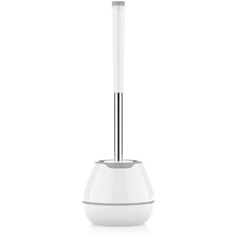 brosse De Toilette  Poigne Longue Brosse De Nettoyage De Toilette En Plastique Sans Coins Morts