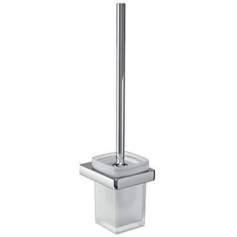 Brosse de toilette tendance emco, montage mural, verre cristal